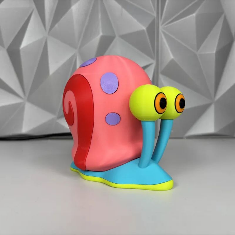 Boneco Caracol Rosa
