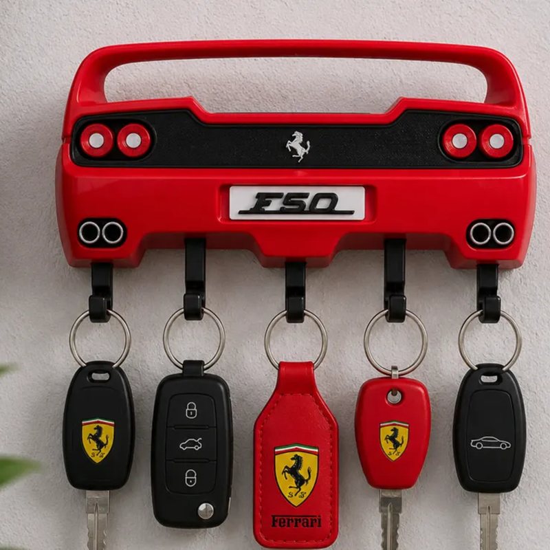 Porta-chaves Esportivo Vermelho